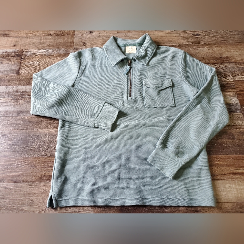 M & S Quarter Zip Sweater
